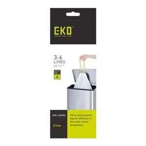 EKO Type A Afvalzak 3-6 Liter - 6 x 30 Zakken