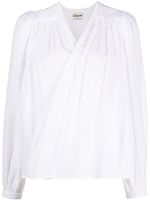 Zadig&Voltaire blouse cache-cœur Tenew - Blanc