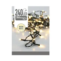 Kerstverlichting 240 LED 18m WW Groen