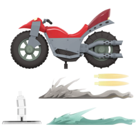 Super7 Teenage Mutant Ninja Turtles Ultimates Shell Cycle