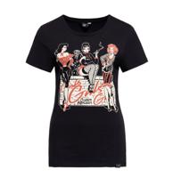 Queen Kerosin Girls Girls Girls T-Shirt Black-XS