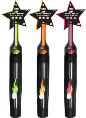 Dog Comets Star Launcher Roze