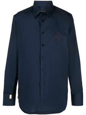 Billionaire chemise à motif brodé - Bleu