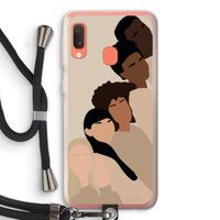 Sweet creatures: Samsung Galaxy A20e Transparant Hoesje met koord