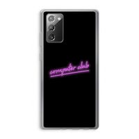 Vice Black: Samsung Galaxy Note 20 / Note 20 5G Transparant Hoesje