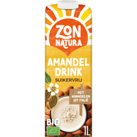 Zonnatura Amandel Drink Suikervrij 1 L bij Jumbo