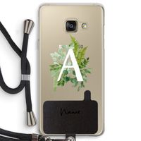 Green Brush: Samsung Galaxy A3 (2016) Transparant Hoesje met koord