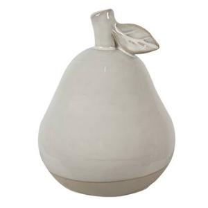 Clayre & Eef Decoratie Peer 16 cm Beige Porselein