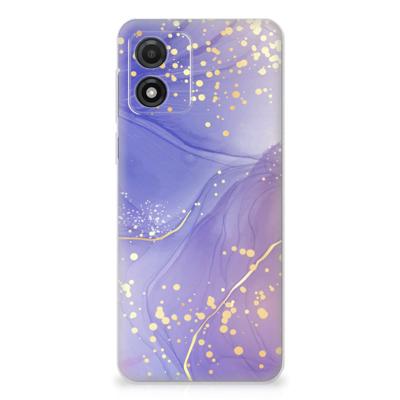 Smartphone hoesje voor Motorola Moto E13 Watercolor Paars