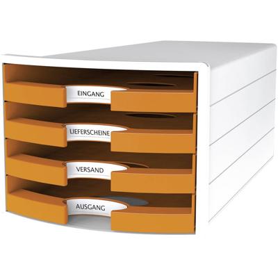 HAN IMPULS 2.0 1013-51 Ladebox Wit DIN A4, DIN C4 Aantal lades: 4