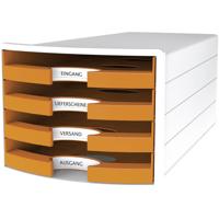 HAN IMPULS 2.0 1013-51 Ladebox Wit DIN A4, DIN C4 Aantal lades: 4