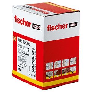 Fischer N 6X60/30 S NAGELPLUG 50 St - 50355