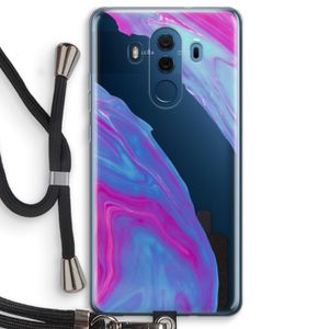 Zweverige regenboog: Huawei Mate 10 Pro Transparant Hoesje met koord