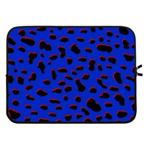 Blue Leopard: Laptop sleeve 15 inch