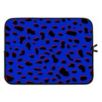 Blue Leopard: Laptop sleeve 15 inch