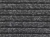 Hamat deurmat Fortuna ribmat 50x80 cm antraciet