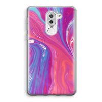 Paarse stroom: Honor 6X Transparant Hoesje