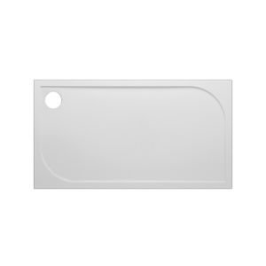 Douchebak VM Go Argon 120x90x3cm Polybeton Rechthoek Wit Sanitair Coating