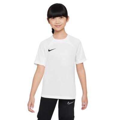 Nike Dri-FIT Strike III Trainingsshirt Kids Wit Zwart