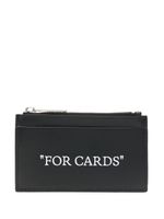 Off-White For Cards leather cardholder - Noir