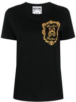 Moschino t-shirt à logo brodé - Noir