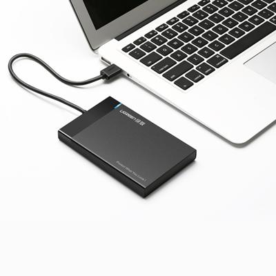 UGREEN US221 HDD behuizing 2.5 duim SATA naar USB 3.0 SSD Adapter Hard Disk Drive vak Externe HDD hoes steun UASP Protocol, vaste USB-kabel