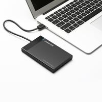 UGREEN US221 HDD behuizing 2.5 duim SATA naar USB 3.0 SSD Adapter Hard Disk Drive vak Externe HDD hoes steun UASP Protocol, vaste USB-kabel