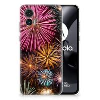 Motorola Edge 30 Neo | Sillicone Back Cover | Vuurwerk