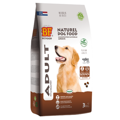 Biofood adult krokant hondenvoer 3kg