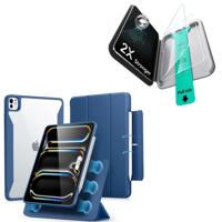 iPad Pro 13ʺ (2025) Rebound Case and Screen Protector Bundle - Navy Blue