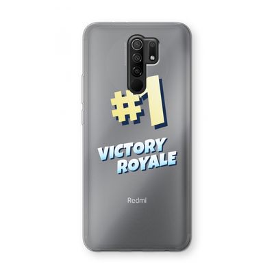Victory Royale: Xiaomi Redmi 9 Transparant Hoesje
