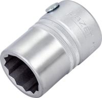 HAZET dopsleutel 1000z-24 · 3/4 inch (20 mm) vierkant hol · buitentwaalfkant profiel · sw 24 mm