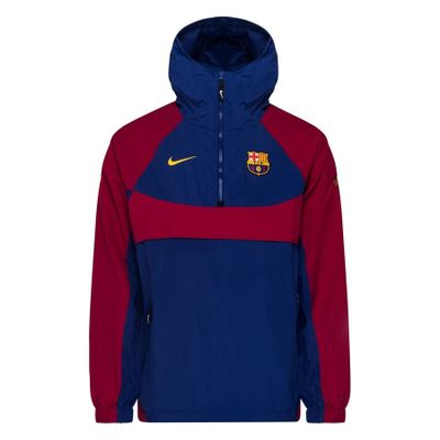 Barcelona Jas NSW Woven Senyera - Navy/Bordeaux/Geel