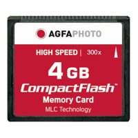 Agfaphoto Compact Flash 4GB High Speed 300x MLC