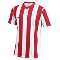 Nike Striped Division V Voetbalshirt Wit Rood