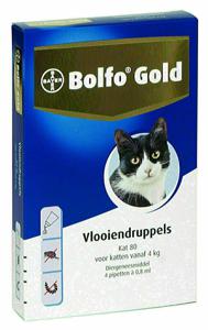 BOLFO GOLD KAT VLOOIENDRUPPELS 80 4 PIPET