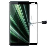 9u 3D gebogen volledig scherm getemperd glas film voor Sony Xperia XZ3