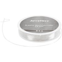 Creativ Company Elastisch koord, rond, dikte 0,8 mm, 10 m/ 1 rol