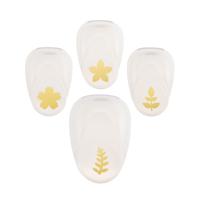 Vaessen Creative • figuurpons set bloem en blad 4st.