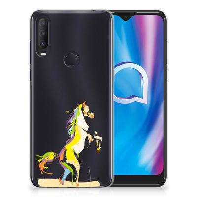 Alcatel 1S (2020) Telefoonhoesje met Naam Horse Color Alcatel 1S (2020) Telefoonhoesje met Naam Horse Color
