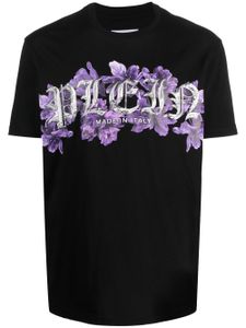 Philipp Plein t-shirt en coton à logo imprimé - Noir