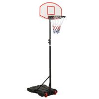 VidaXL Basketbalstandaard 216-250 cm polyetheen wit - thumbnail