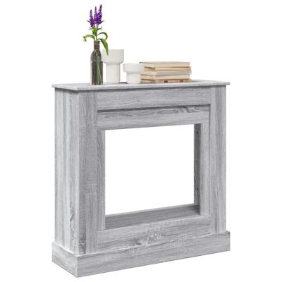 Haardombouw 90x30x90 cm bewerkt hout grijs sonoma eikenkleur