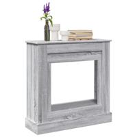 Haardombouw 90x30x90 cm bewerkt hout grijs sonoma eikenkleur