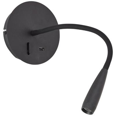 Brilliant Flexibele wandlampJutta zwart - G99946/76