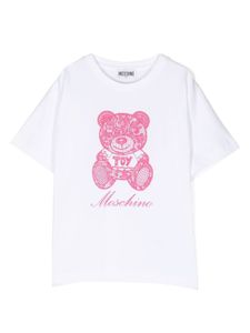 Moschino Kids t-shirt à imprimé Teddy Bear - Blanc