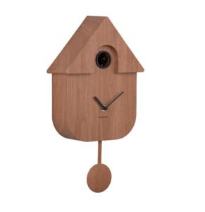 Karlsson Wandklok Modern Cuckoo - Donker Hout