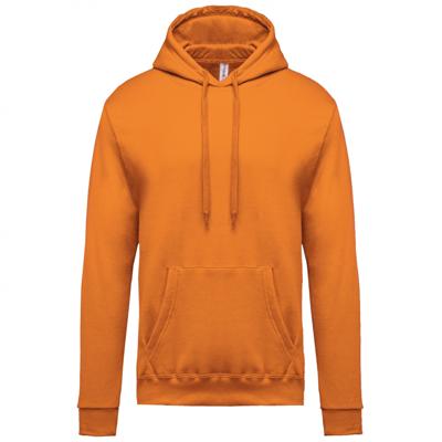 Oranje sweater/trui hoodie - voor heren - Holland feest kleding - capuchon