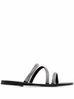 Ancient Greek Sandals sandales Polytimi Diamante - Noir