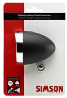 Simson koplamp luxurious classic 30lux zwart